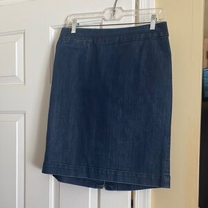 Coldwater Creek Dark Blue Pencil Skirt